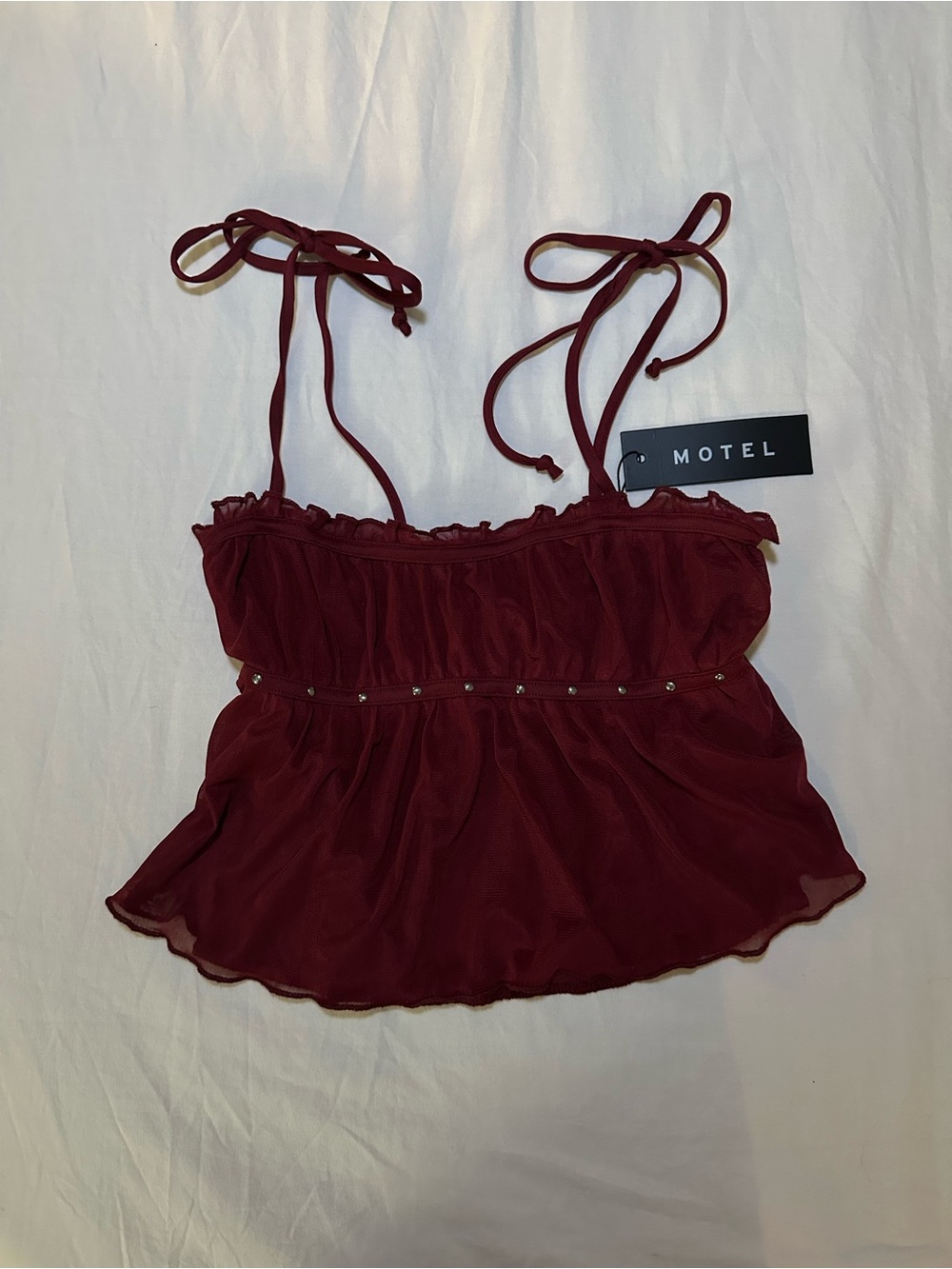 NWT Motel Rocks Damaris Cami Top - Picture 3 of 6